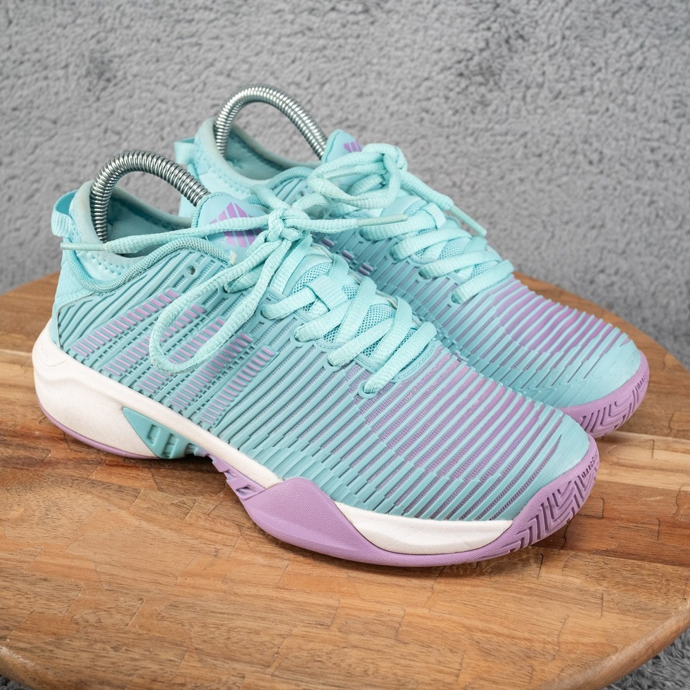 K-Swiss Mint Teal and Lavender Performance Sneakers